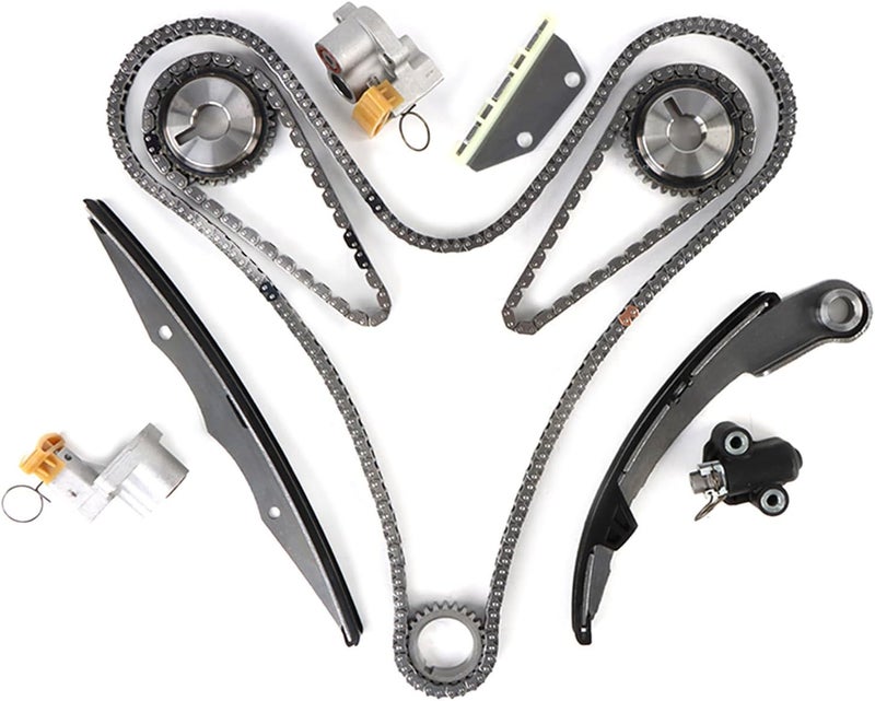Autodevil Store Engine Timing Chain Kit 4.0L Fit for 2005-2015 Xterra Frontier, for 2012-2015 NV1500 NV2500 NV3500,for 2005-2012 Pathfinder for 2009-2012 Equator Car Parts Sets with Sprocket Guide Rail Tensioner - Image 1